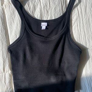 Ribbed Crop Tank Top